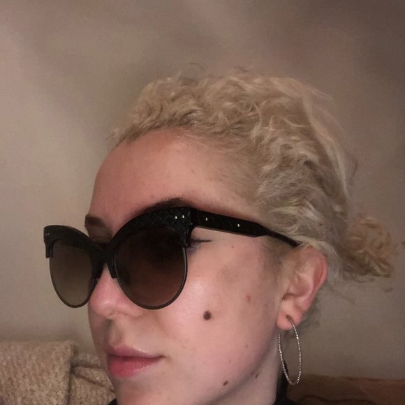 Mid 2000s cat eye woven patterns sunnies - Picture 1 of 5